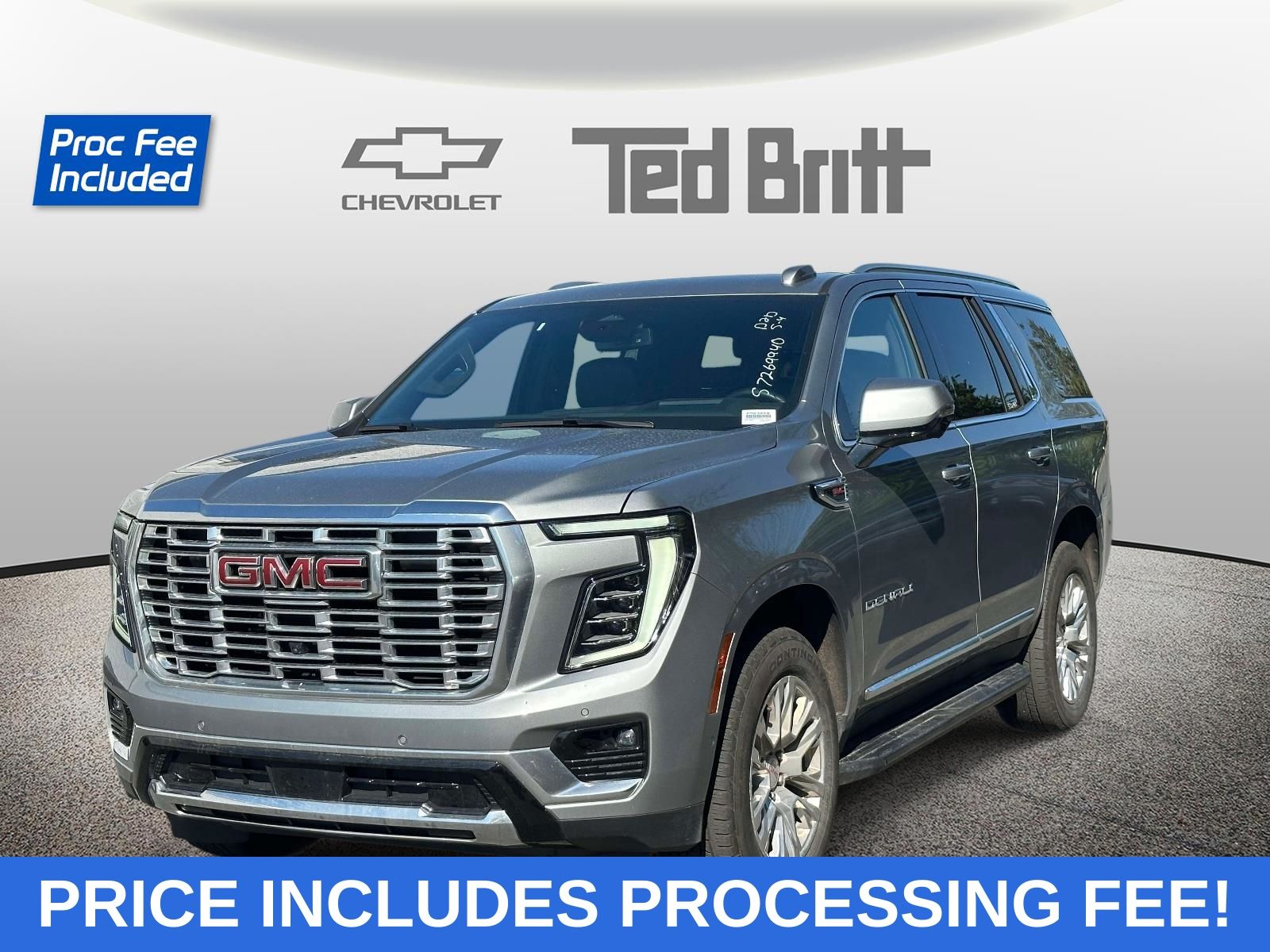 Sterling Metallic 2025 GMC Yukon SUV / Crossover Four-Wheel Drive 
