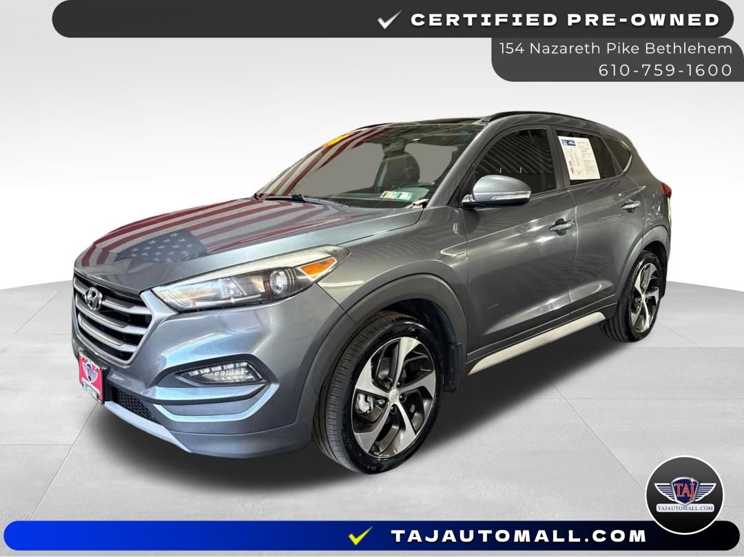 Gray 2018 Hyundai Tucson SUV / Crossover All-Wheel Drive 7-Speed Automatic