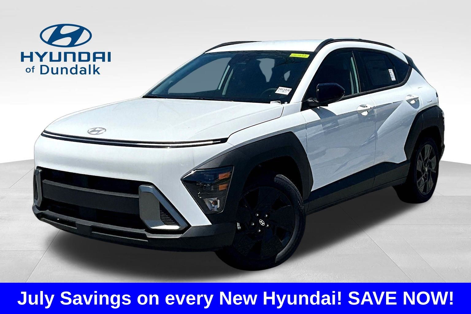 Atlas White 2026 Hyundai Kona SUV / Crossover Front-Wheel Drive Continuously Variable Transmission