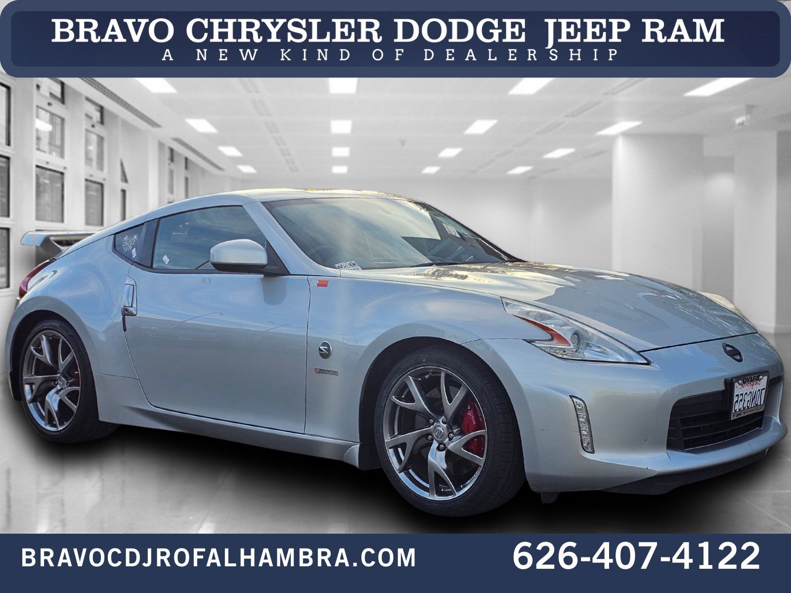 Brilliant Silver Metallic 2013 Nissan 370Z Base Coupe Rear-Wheel Drive 7-Speed Automatic