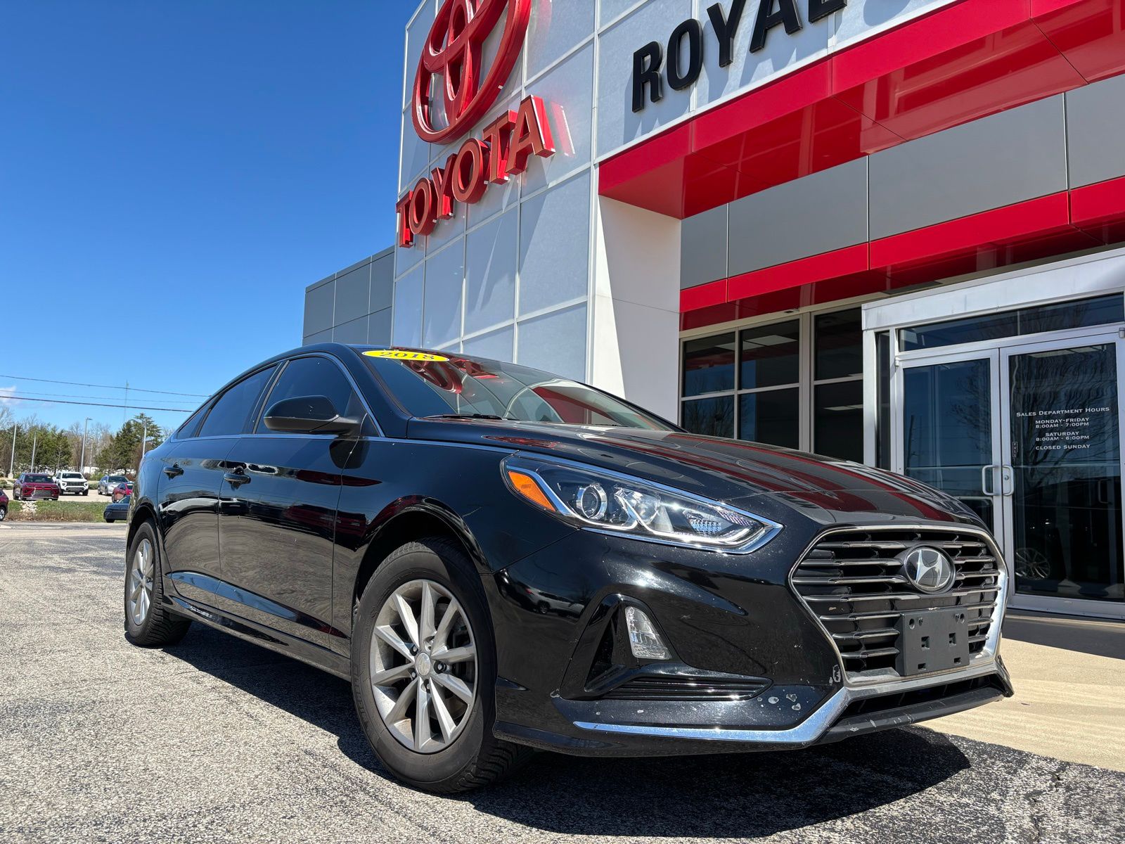 Phantom Black 2018 Hyundai Sonata SE FWD Sedan Front-Wheel Drive 6-Speed Automatic