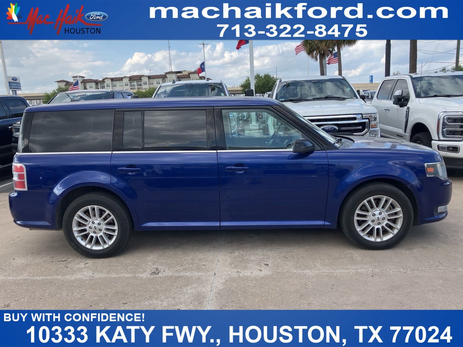 Deep Impact Blue Metallic 2014 Ford Flex SEL SUV / Crossover Front-Wheel Drive 6-Speed Automatic