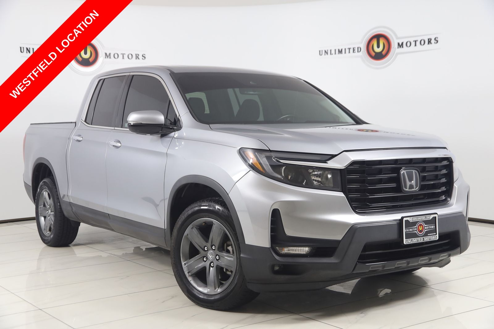 Pacific Pewter Metallic 2023 Honda Ridgeline Pickup Truck All-Wheel Drive 9-Speed Automatic