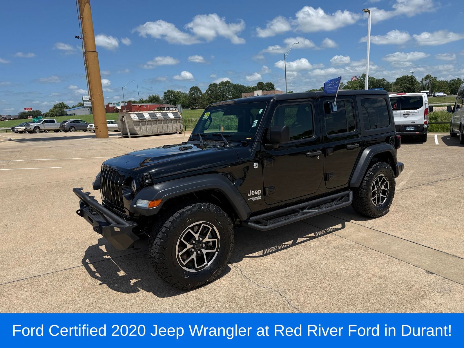Black Clearcoat 2020 Jeep Wrangler Unlimited Sport S 4WD SUV / Crossover Four-Wheel Drive 8-Speed Automatic