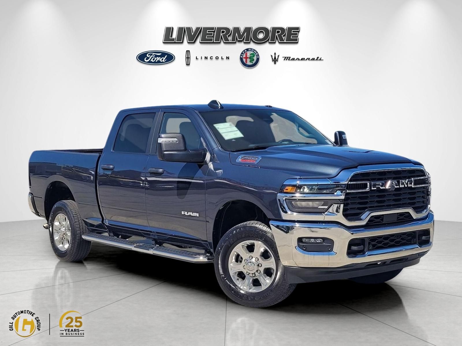 Forged Blue Metallic 2025 RAM 2500 Pickup Truck Four-Wheel Drive 8-Speed Automatic