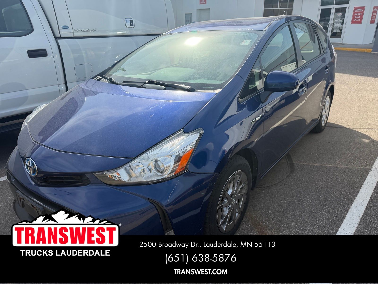 Blue Ribbon Metallic 2015 Toyota Prius v Three FWD Wagon Front-Wheel Drive Continuously Variable Transmission