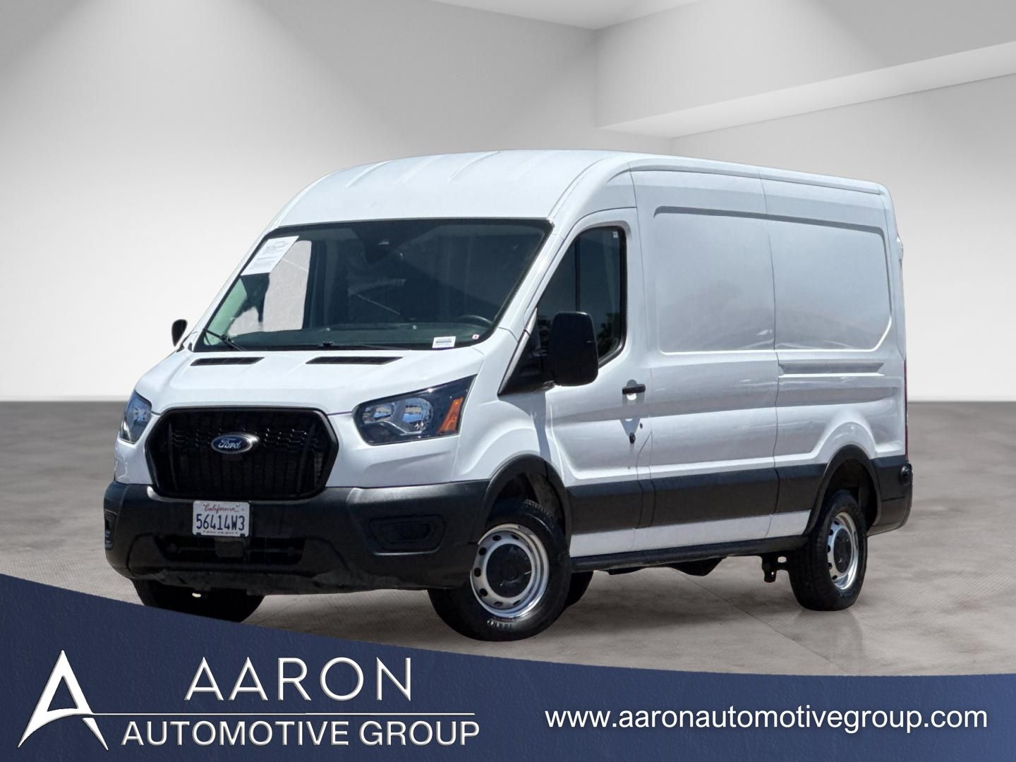Oxford White 2024 Ford Transit Cargo Van Rear-Wheel Drive