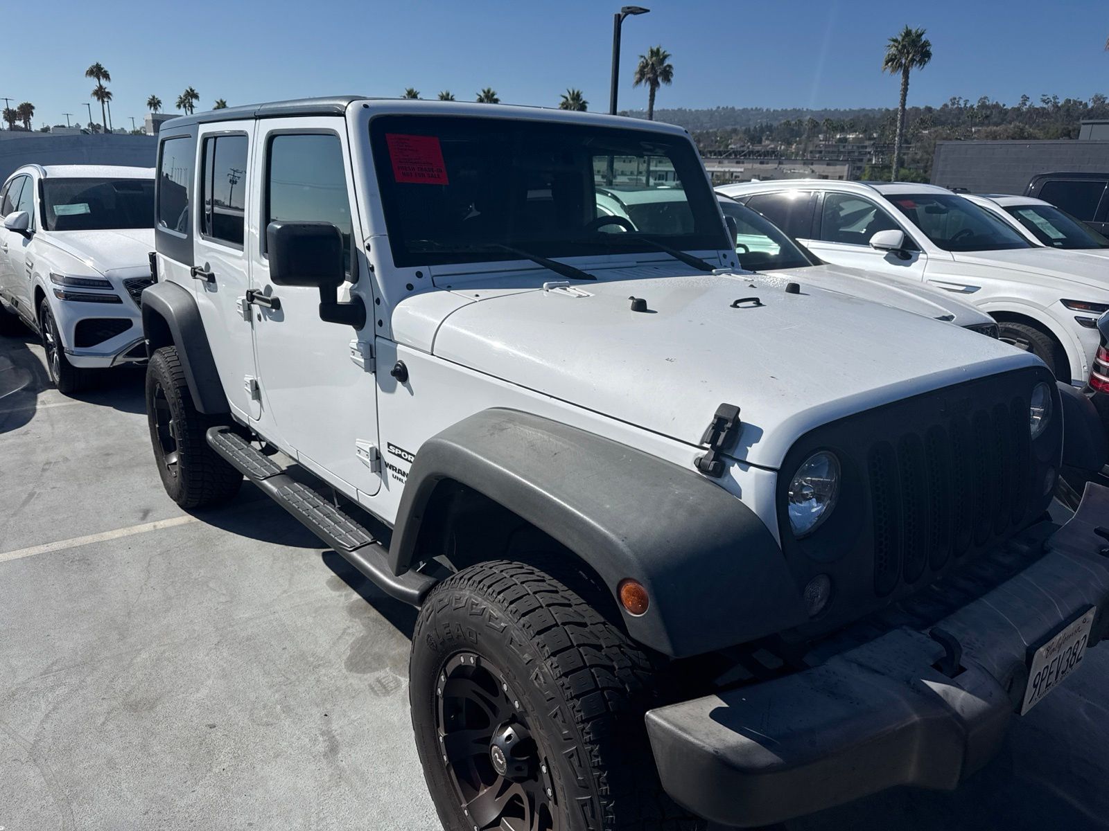 Bright White Clearcoat 2015 Jeep Wrangler SUV / Crossover Four-Wheel Drive 5-Speed Automatic