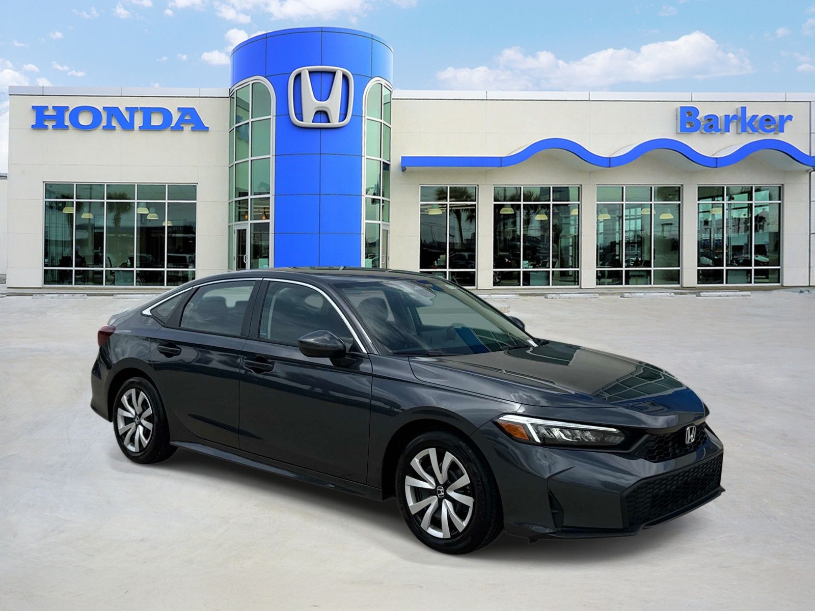 Meteorite Gray Metallic 2026 Honda Civic Sedan Front-Wheel Drive Continuously Variable Transmission