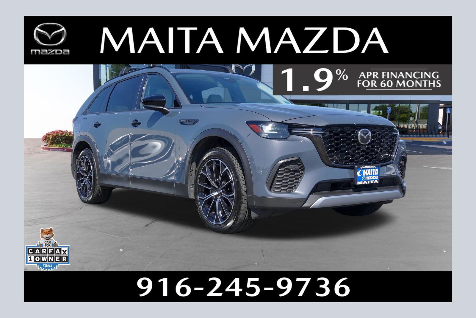 Polymetal Gray Metallic 2025 Mazda CX-70 PHEV Premium AWD SUV / Crossover All-Wheel Drive 8-Speed Automatic