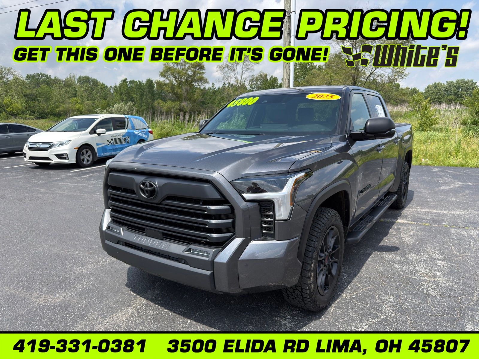 Magnetic Gray Metallic 2025 Toyota Tundra Pickup Truck Four-Wheel Drive Automatic
