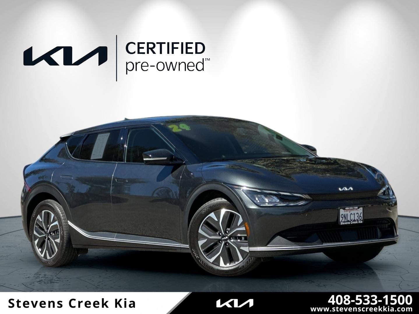 Interstellar Gray 2024 Kia EV6 SUV / Crossover Rear-Wheel Drive 1-Speed Automatic