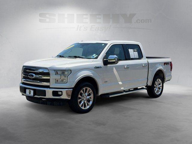Used 2015 White Platinum Clearcoat Metallic Ford Lariat image 17
