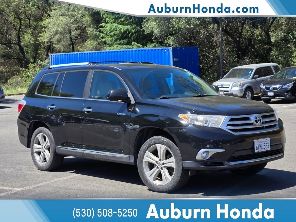 Black 2012 Toyota Highlander Limited AWD SUV / Crossover All-Wheel Drive 5-Speed Automatic Overdrive