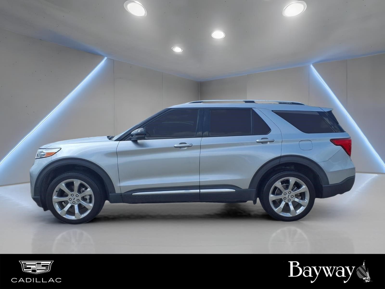 2020 Ford Explorer Platinum Silver at Wharton Ford