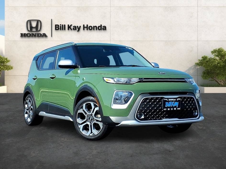 Undercover Green 2021 Kia Soul SUV / Crossover Front-Wheel Drive Continuously Variable Transmission