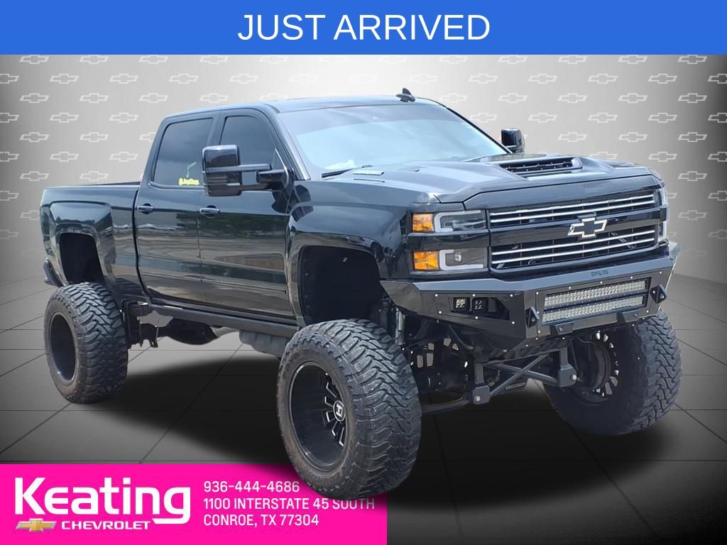 Black 2017 Chevrolet Silverado 2500HD Pickup Truck Four-Wheel Drive 6-Speed Automatic