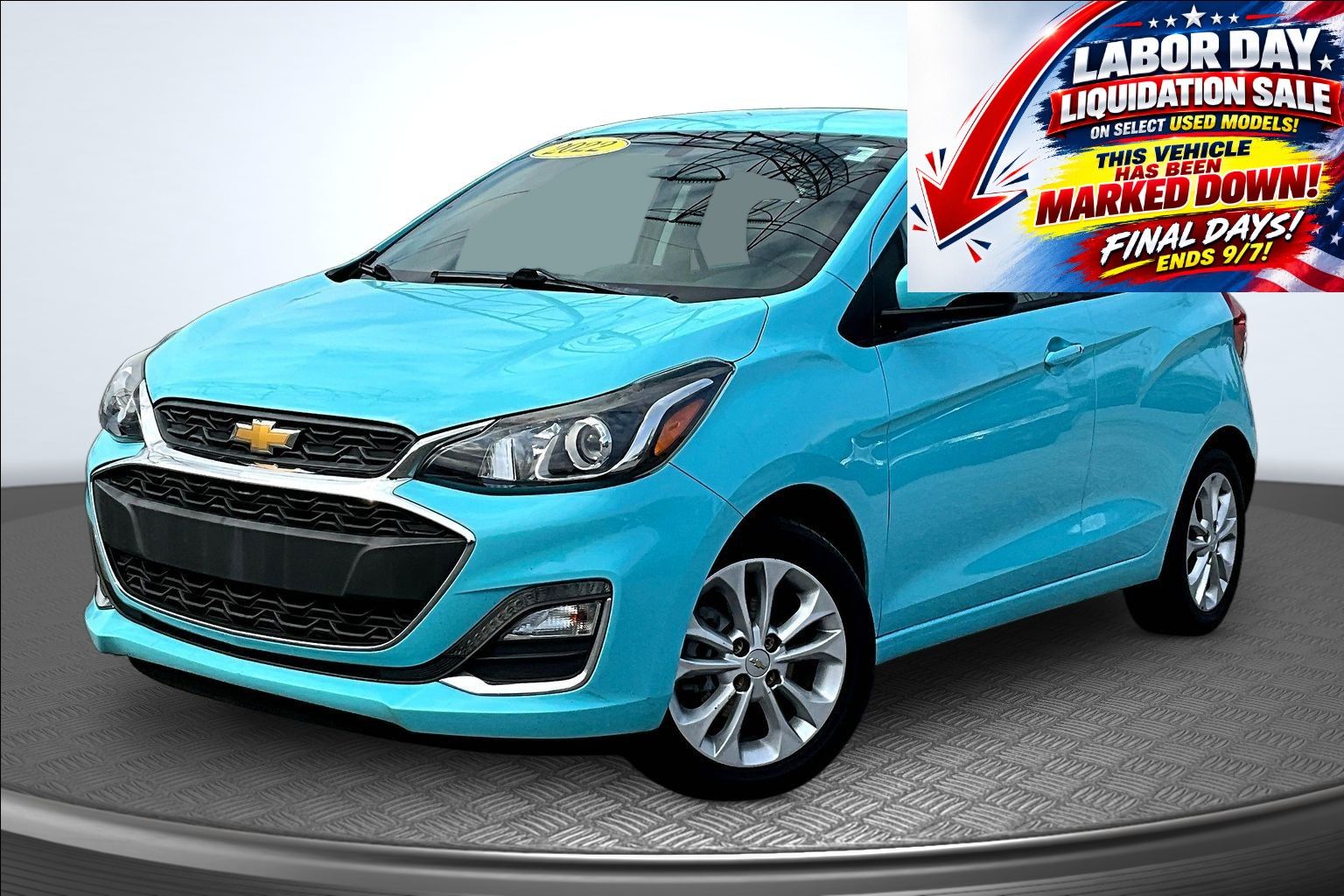 2022 Chevrolet Spark Azul (Mystic Blue Metallic) Hatchback Tracción delantera Transmisión variable continua