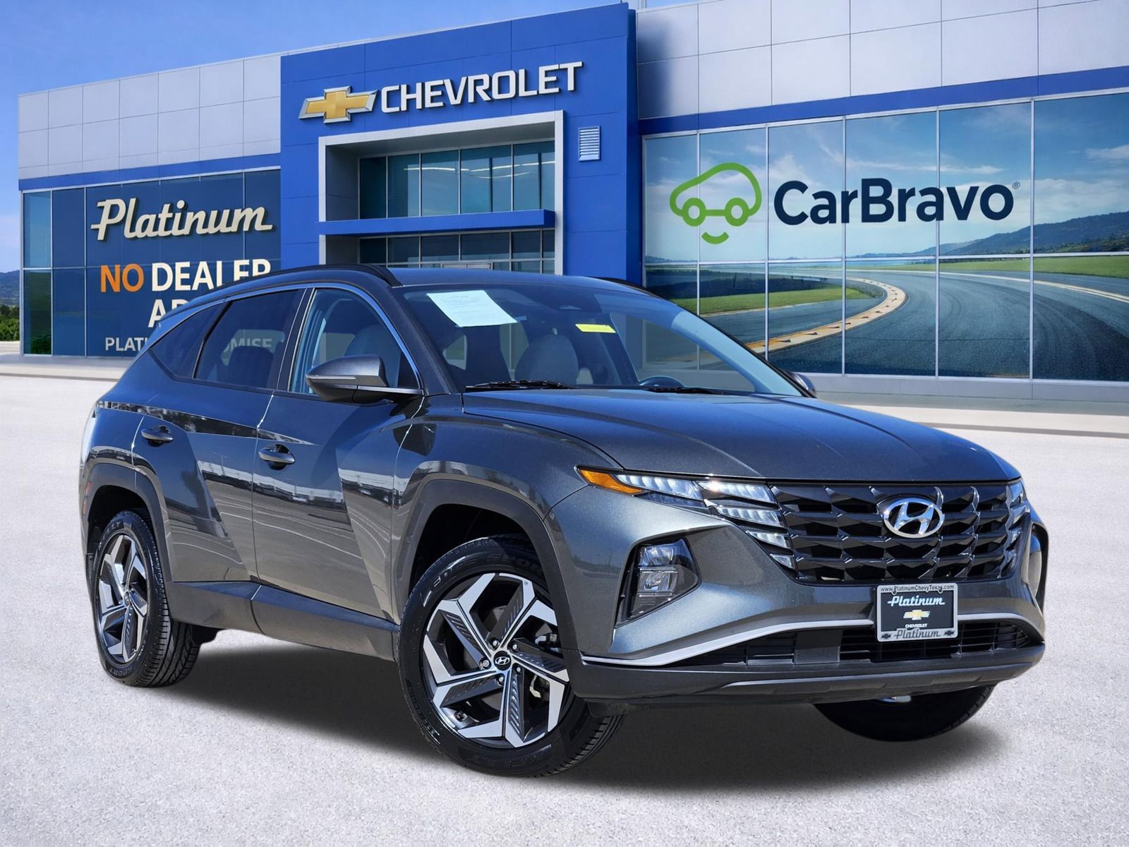 Amazon Gray 2023 Hyundai Tucson SEL AWD SUV / Crossover All-Wheel Drive 8-Speed Automatic