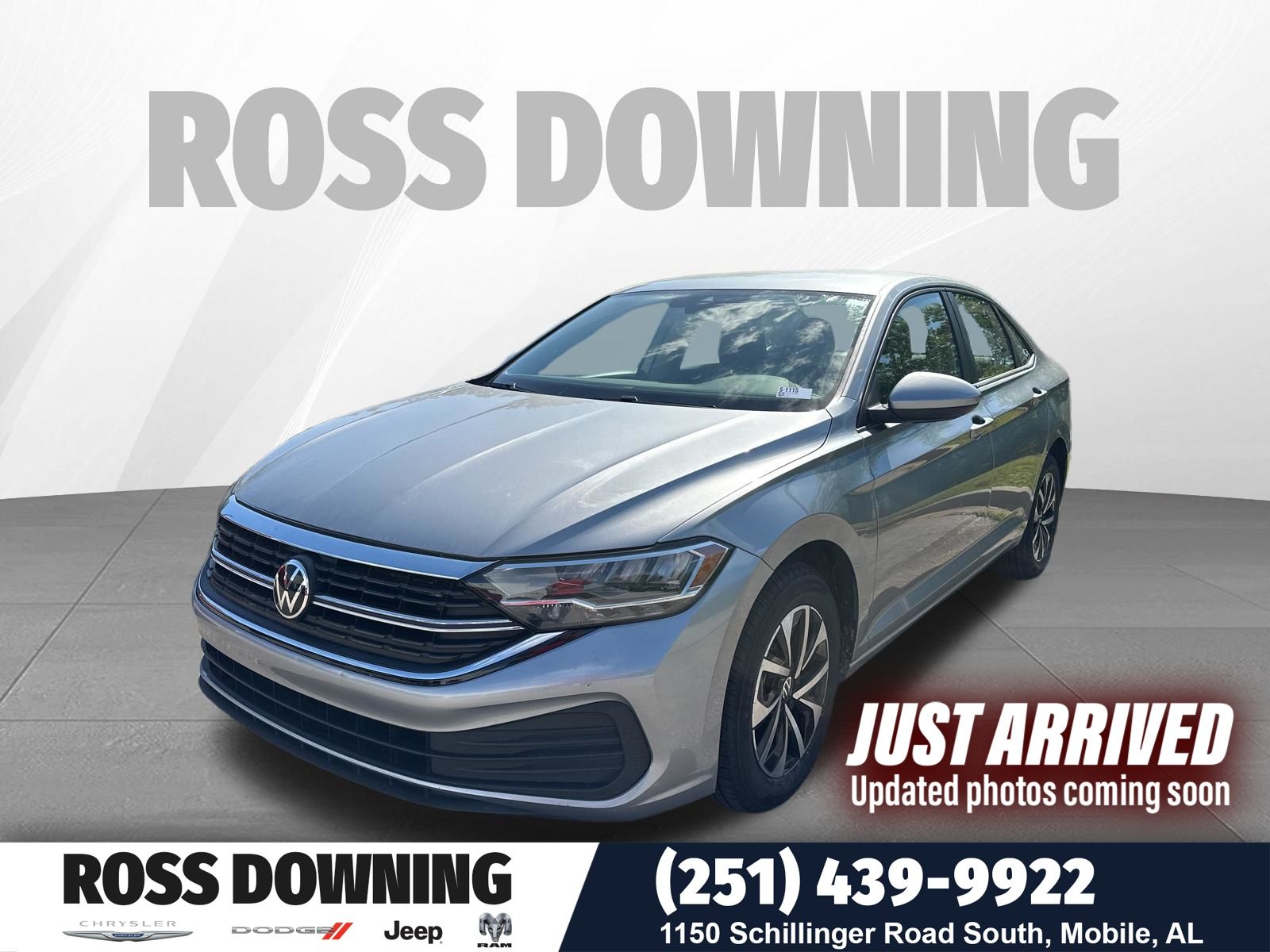 Silver 2024 Volkswagen Jetta S FWD Sedan Front-Wheel Drive 8-Speed Automatic