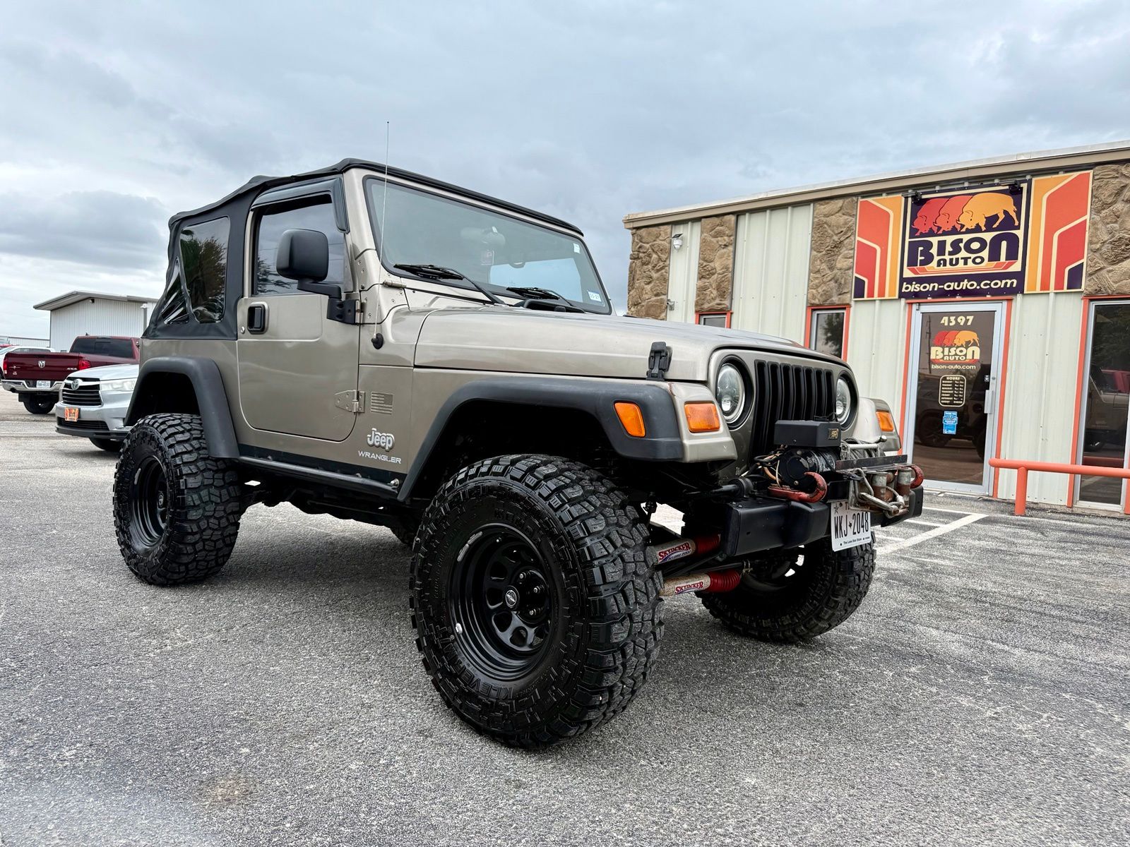Brown (Light Khaki Met Clearcoat/Black Soft Top) 2003 Jeep Wrangler SUV / Crossover Four-Wheel Drive 5-Speed Manual