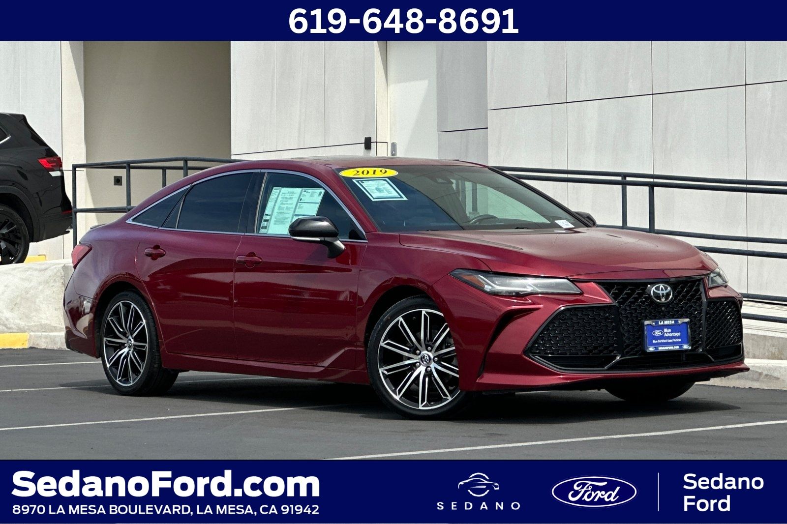 Red (Ruby Flare Pearl) 2019 Toyota Avalon Touring FWD Sedan Front-Wheel Drive 8-Speed Automatic