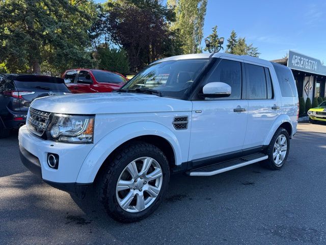 White 2015 Land Rover LR4 SUV / Crossover Four-Wheel Drive 8-Speed Automatic