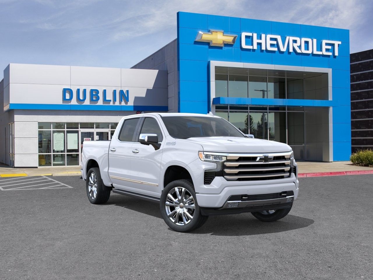 Polar White Tricoat 2026 Chevrolet Silverado 1500 Pickup Truck Four-Wheel Drive Automatic