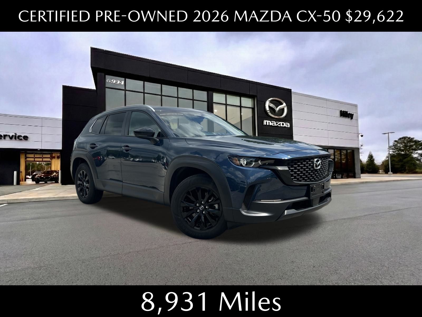 Ingot Blue Metallic 2026 Mazda CX-50 SUV / Crossover All-Wheel Drive 6-Speed Automatic