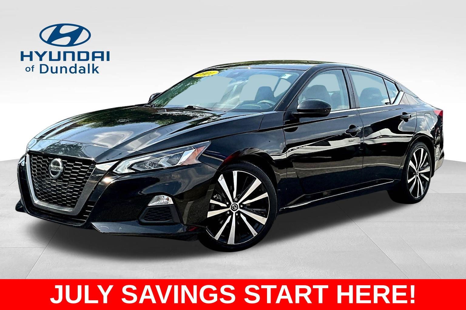 Super Black Clearcoat 2021 Nissan Altima Sedan Front-Wheel Drive Continuously Variable Transmission