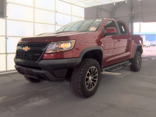 Cajun Red Tintcoat 2017 Chevrolet Colorado Pickup Truck Four-Wheel Drive 8-Speed Automatic