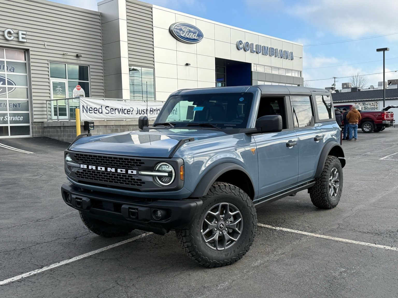 Blue (Azure Gray Metallic) 2025 Ford Bronco SUV / Crossover Four-Wheel Drive Automatic