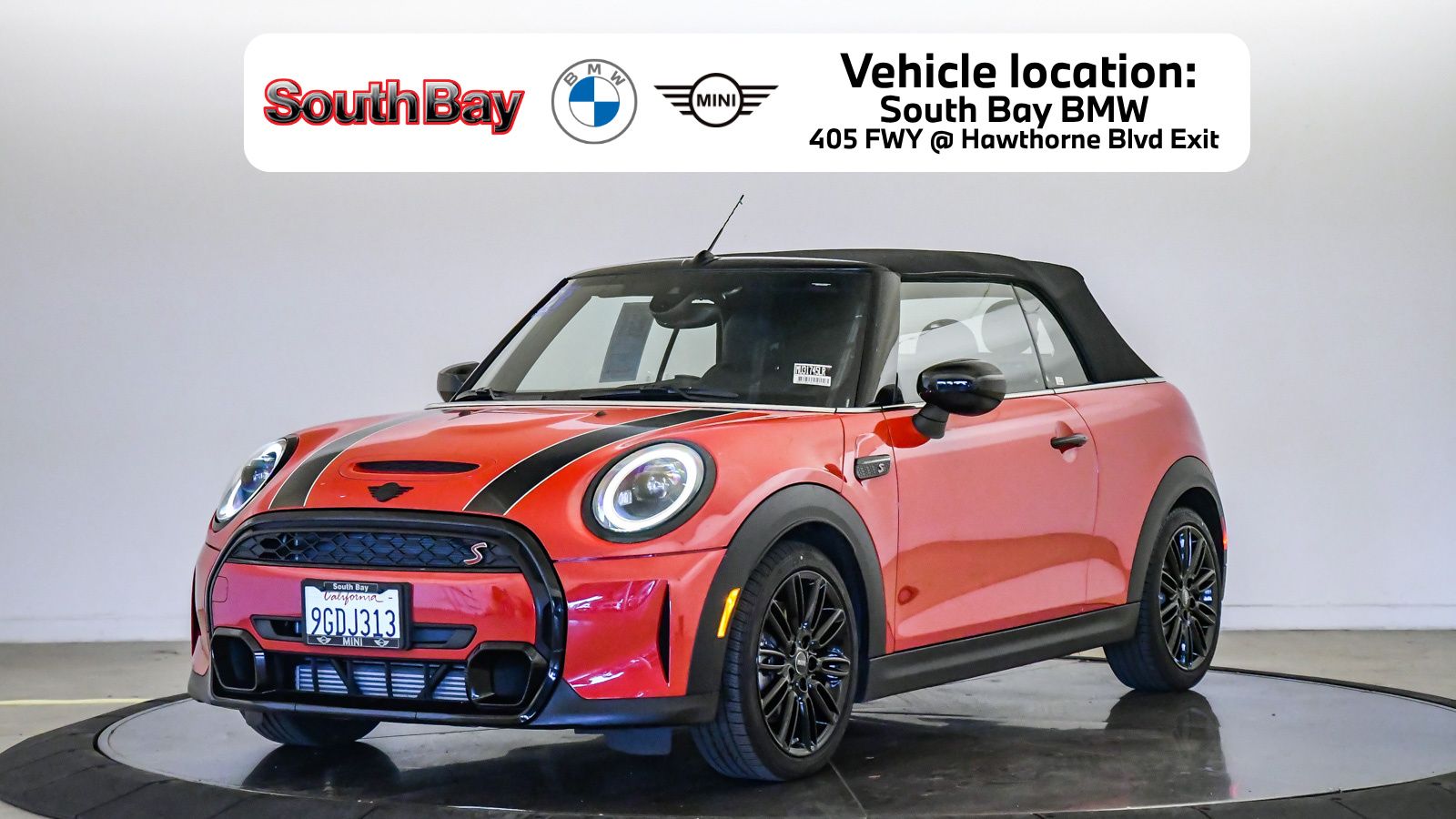 Chili Red 2023 MINI Cooper S Convertible FWD Convertible Front-Wheel Drive 7-Speed Automatic