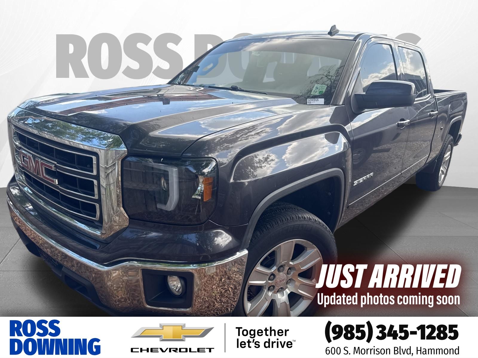 2014 GMC Sierra 1500 SLE Silver at Ross Downing Buick GMC