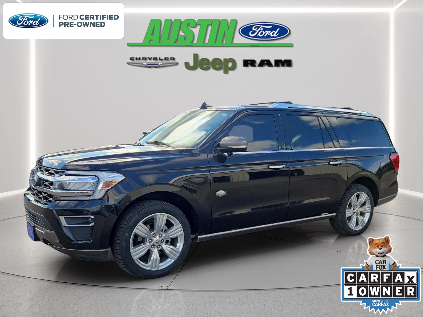 Black Metallic 2022 Ford Expedition SUV / Crossover Four-Wheel Drive Automatic