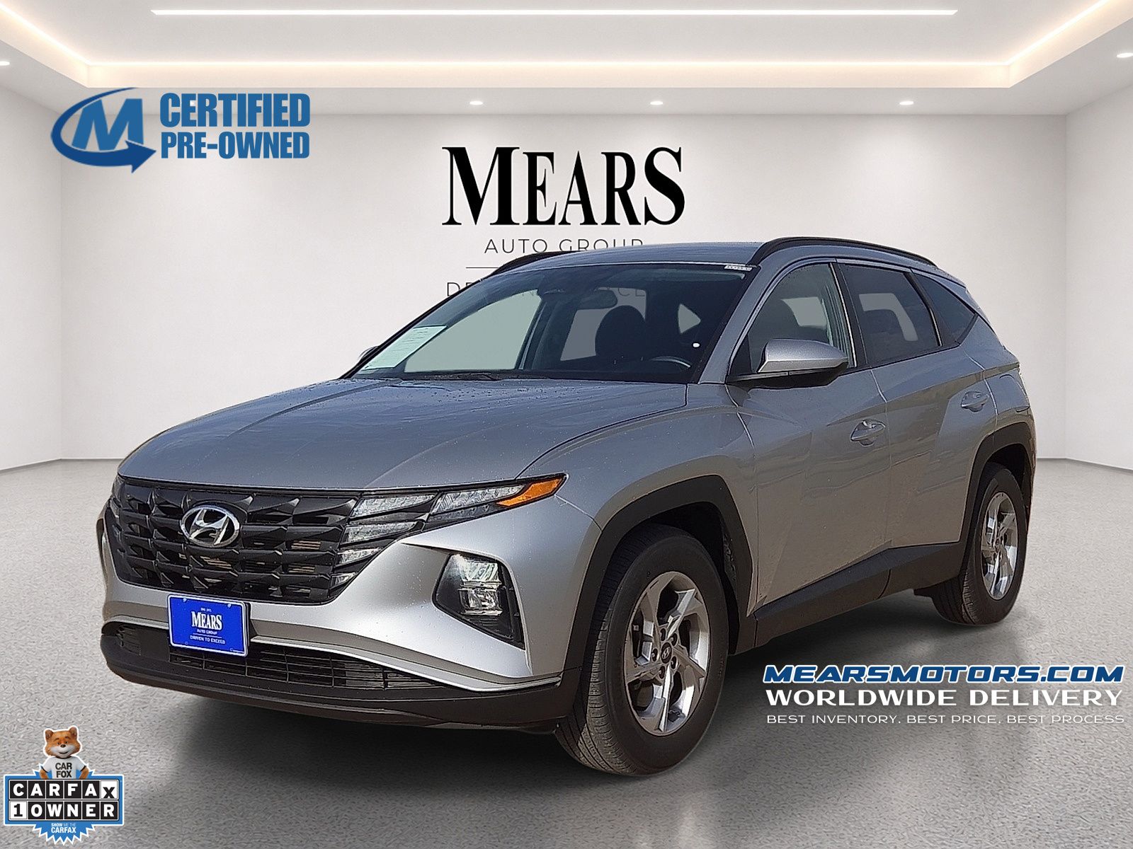 Shimmering Silver 2024 Hyundai Tucson SUV / Crossover Front-Wheel Drive 8-Speed Automatic