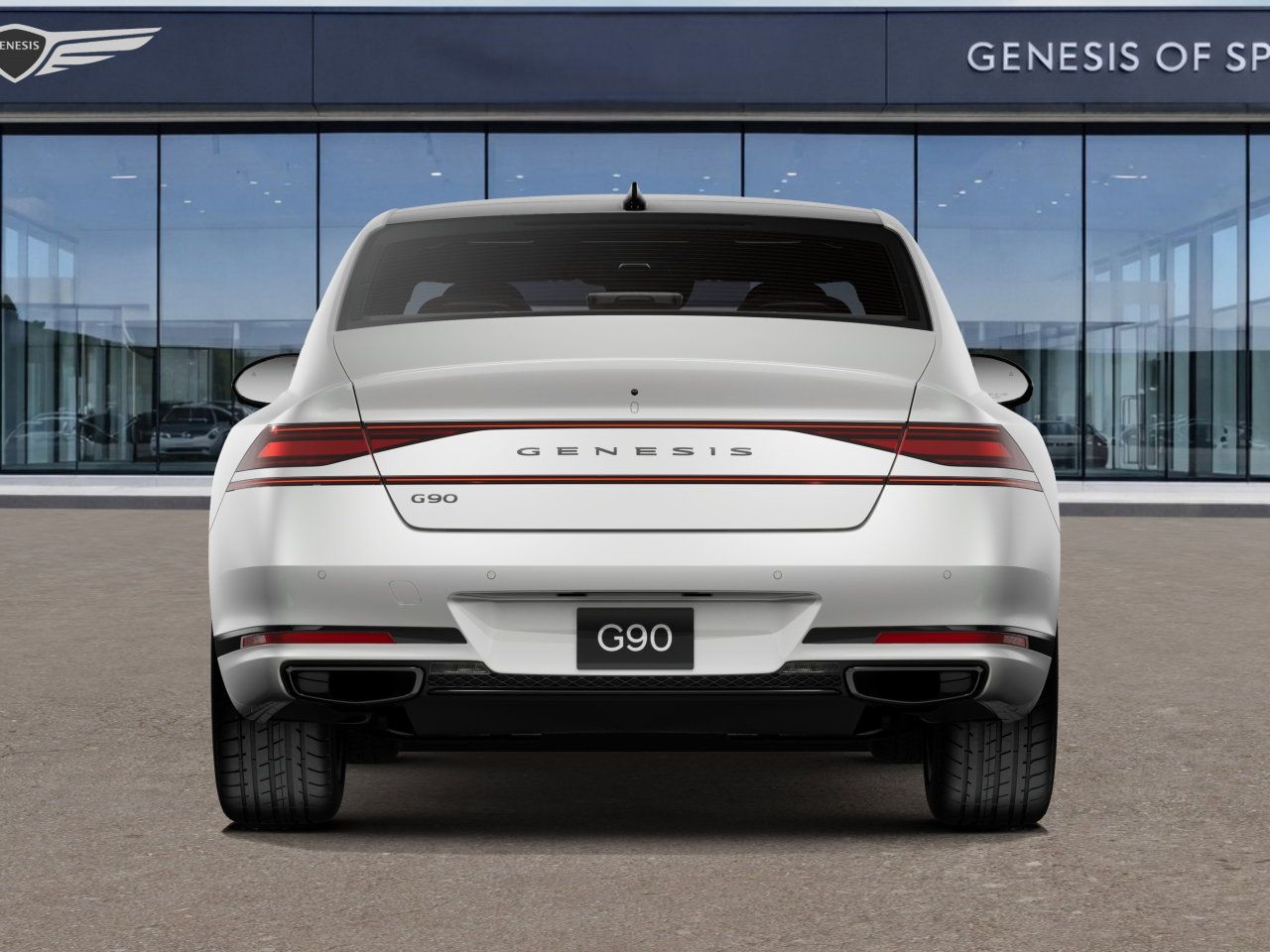 2026 Genesis G90 3.5T e-SC White at Genesis of Spring