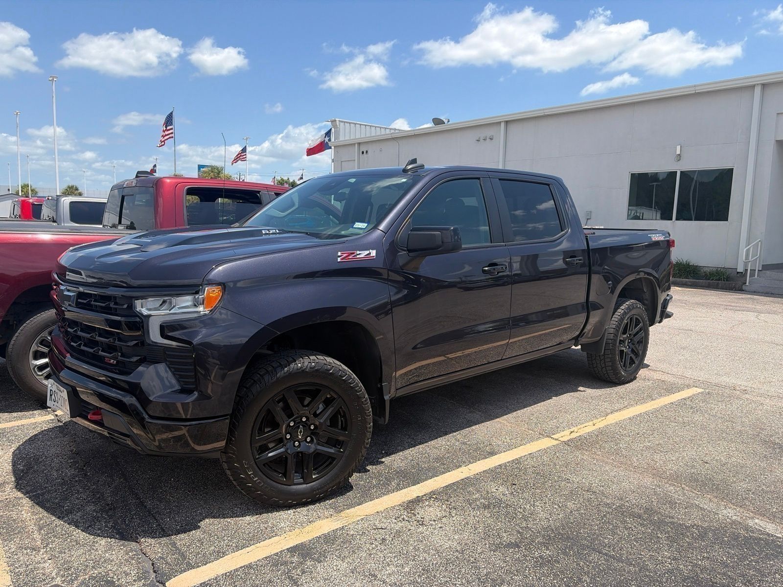 Dark Ash Metallic 2022 Chevrolet Silverado 1500 Pickup Truck Four-Wheel Drive Automatic