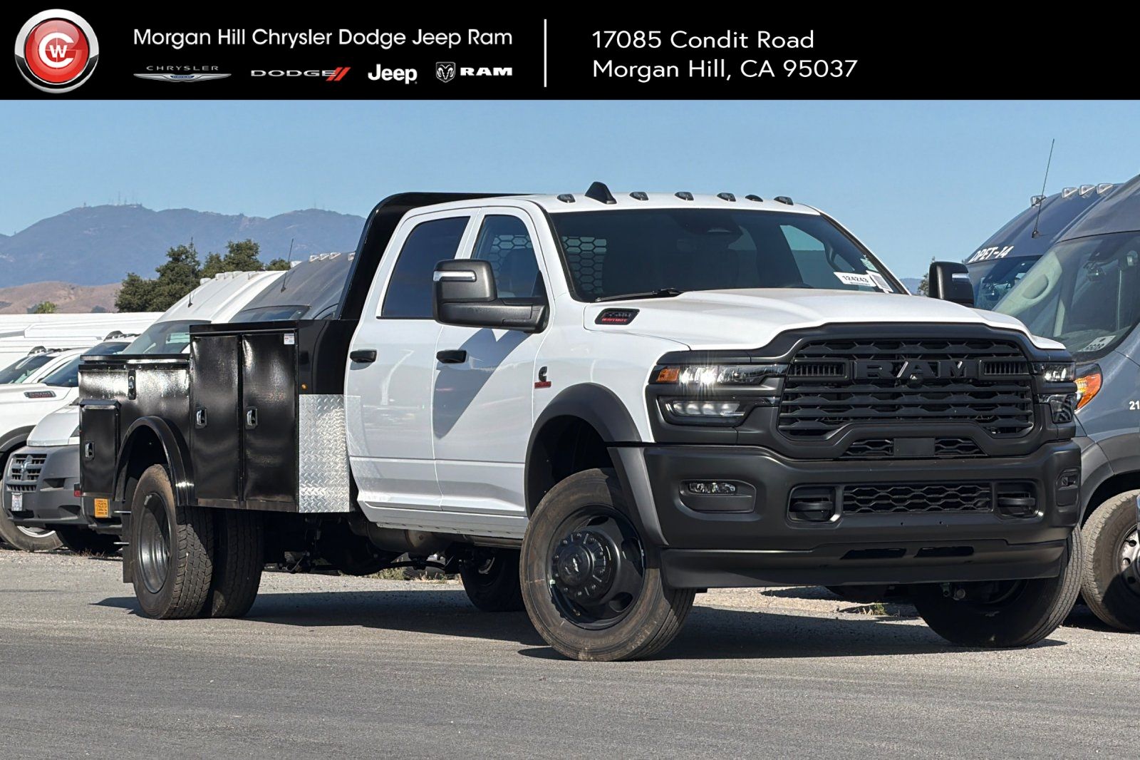 White 2026 RAM 5500 Chassis 8-Speed Automatic