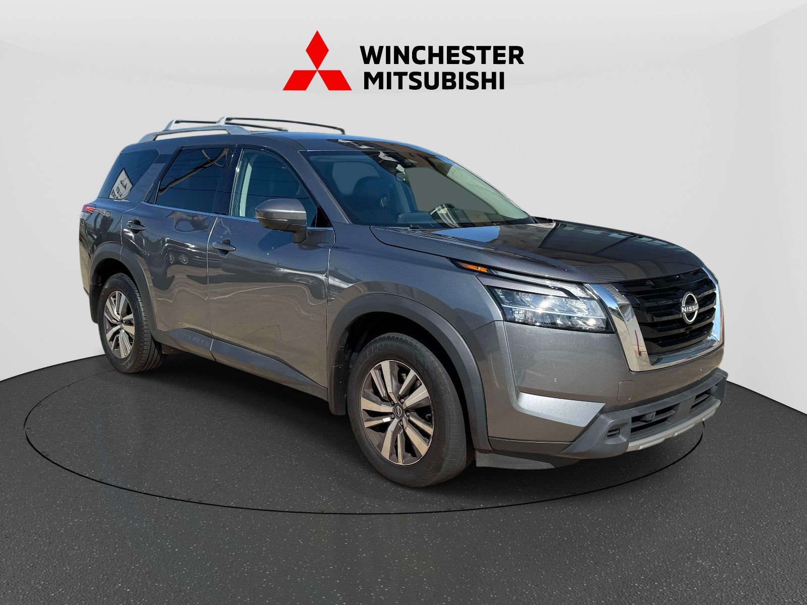 Gray (Gun Metallic) 2024 Nissan Pathfinder SUV / Crossover All-Wheel Drive 9-Speed Automatic