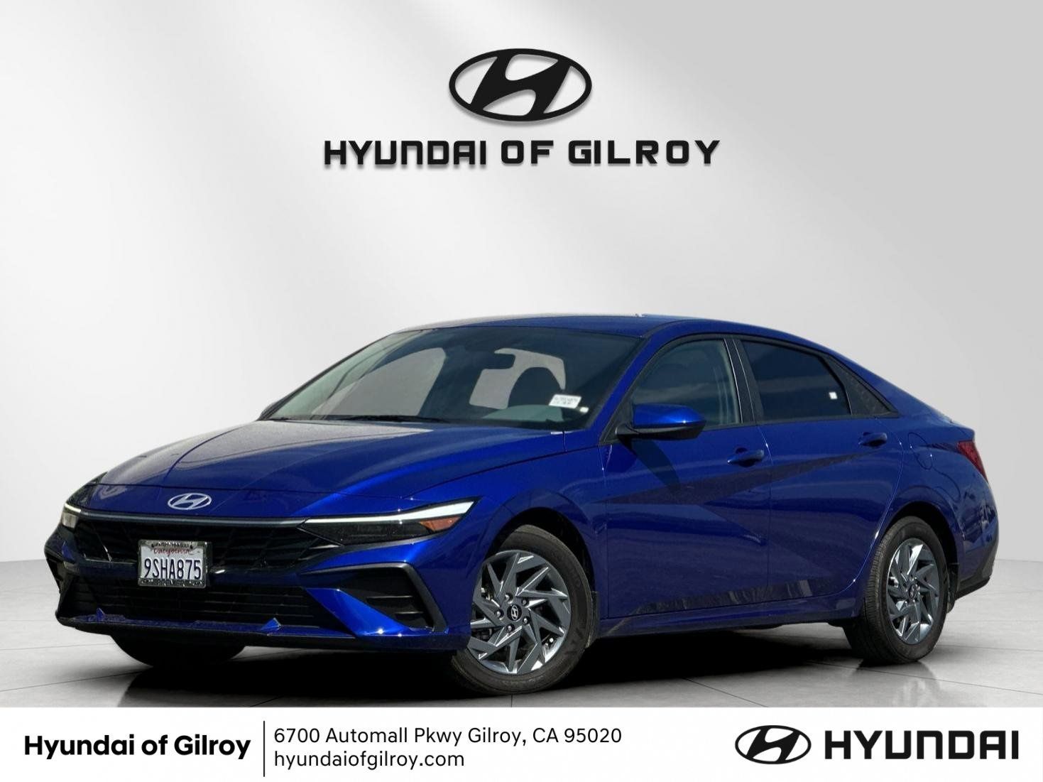 Intense Blue 2024 Hyundai Elantra Sedan Front-Wheel Drive Continuously Variable Transmission