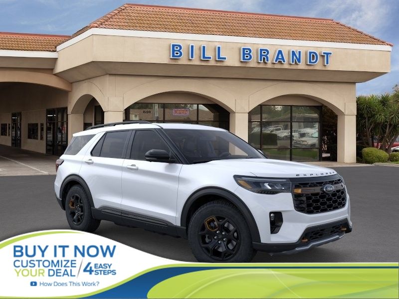 Star White Metallic Tri-Coat 2026 Ford Explorer Tremor AWD SUV / Crossover All-Wheel Drive Automatic