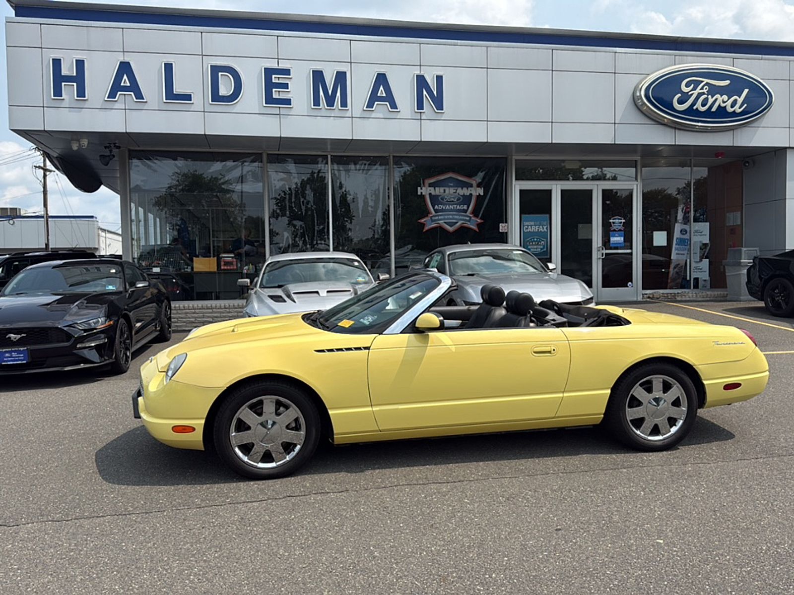 Inspiration Yellow 2002 Ford Thunderbird Convertible Rear-Wheel Drive 5-Speed Automatic