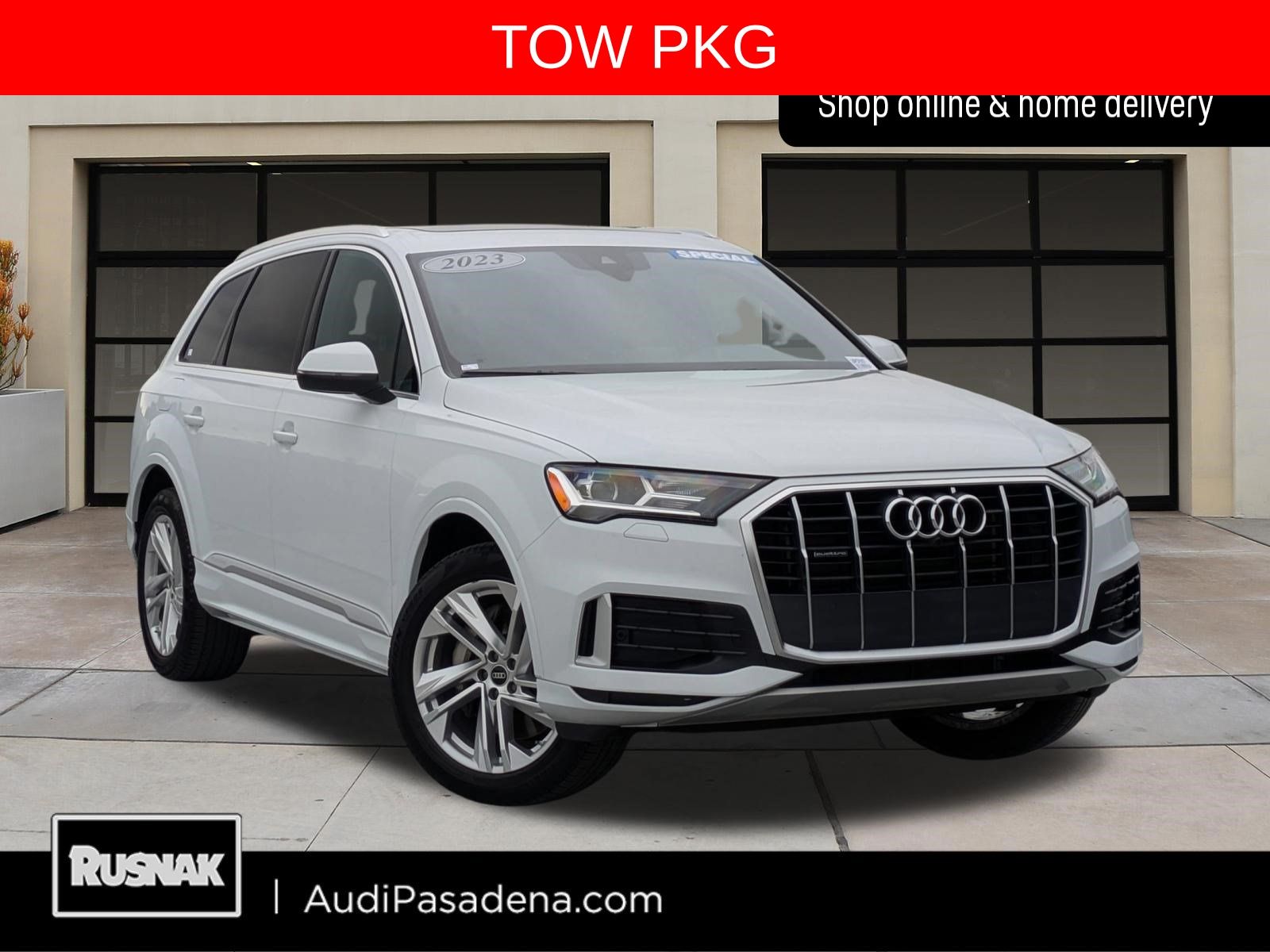 Glacier White 2023 Audi Q7 SUV / Crossover All-Wheel Drive 8-Speed Automatic