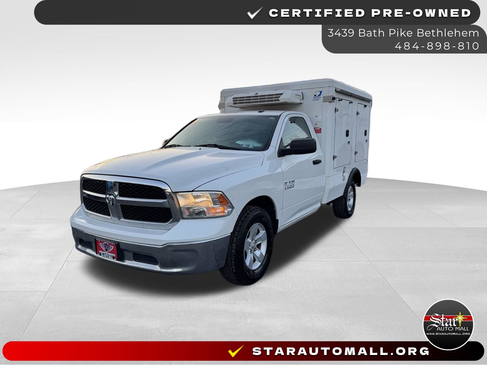 Bright White Clearcoat 2019 RAM 1500 Pickup Truck Four-Wheel Drive 8-Speed Automatic