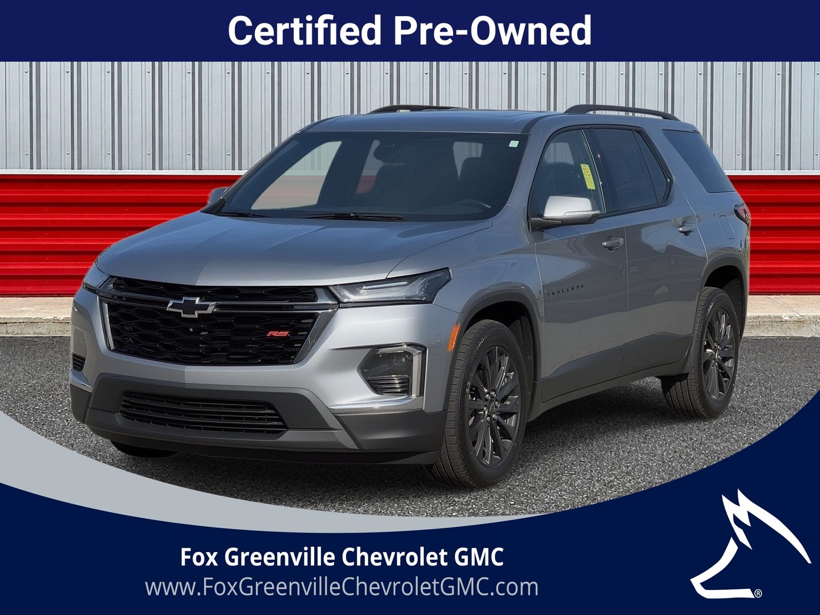 Sterling Gray Metallic 2023 Chevrolet Traverse SUV / Crossover Four-Wheel Drive 9-Speed Automatic