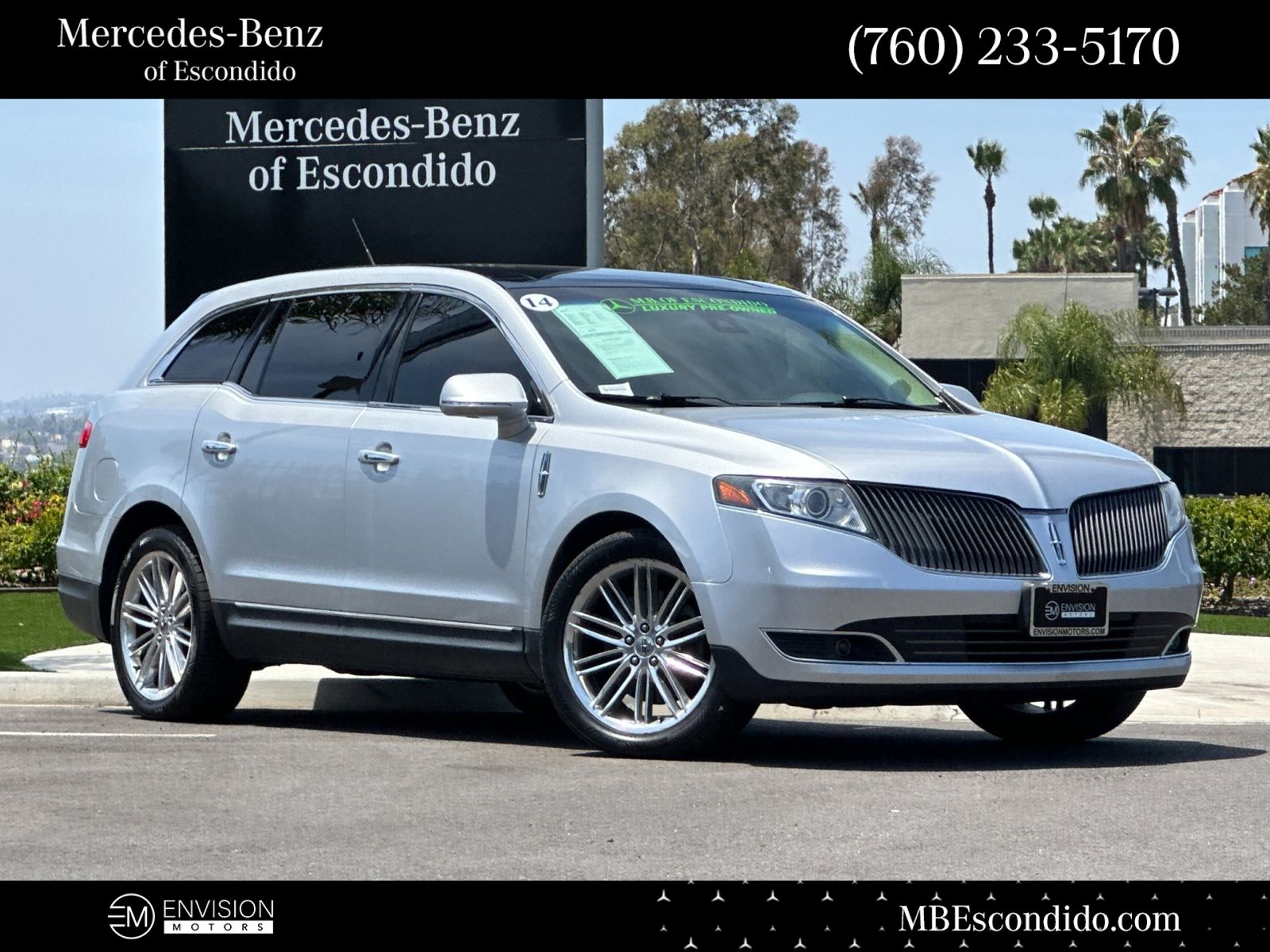 Ingot Silver 2014 Lincoln MKT EcoBoost AWD SUV / Crossover All-Wheel Drive 6-Speed Automatic