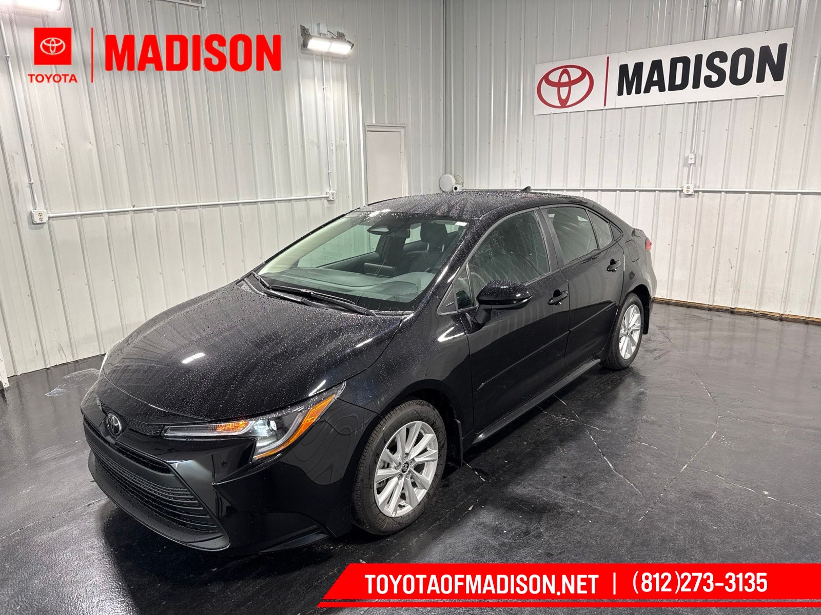 Midnight Black Metallic 2026 Toyota Corolla Sedan Front-Wheel Drive Continuously Variable Transmission