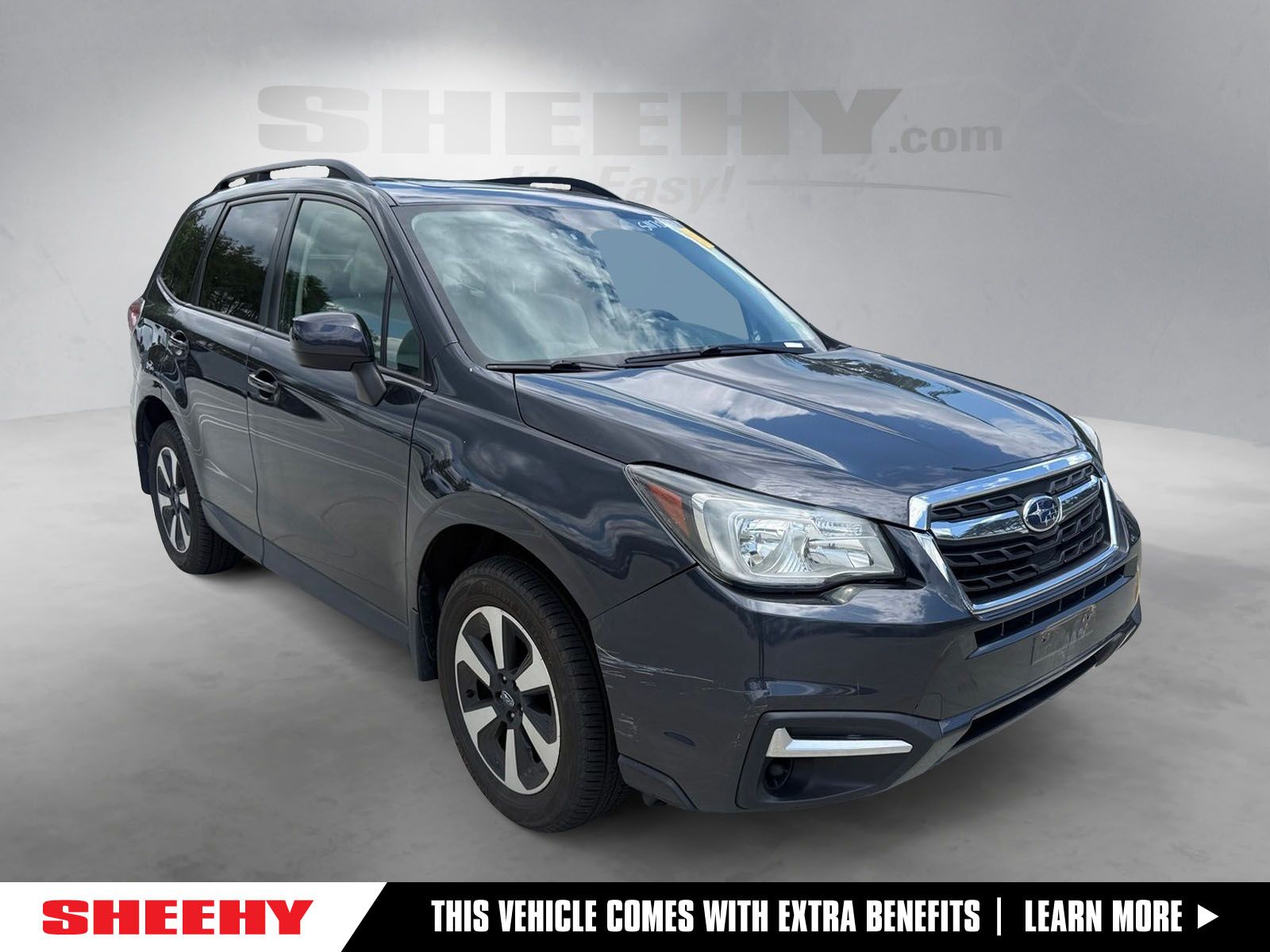 Dark Gray Metallic 2017 Subaru Forester SUV / Crossover All-Wheel Drive Continuously Variable Transmission