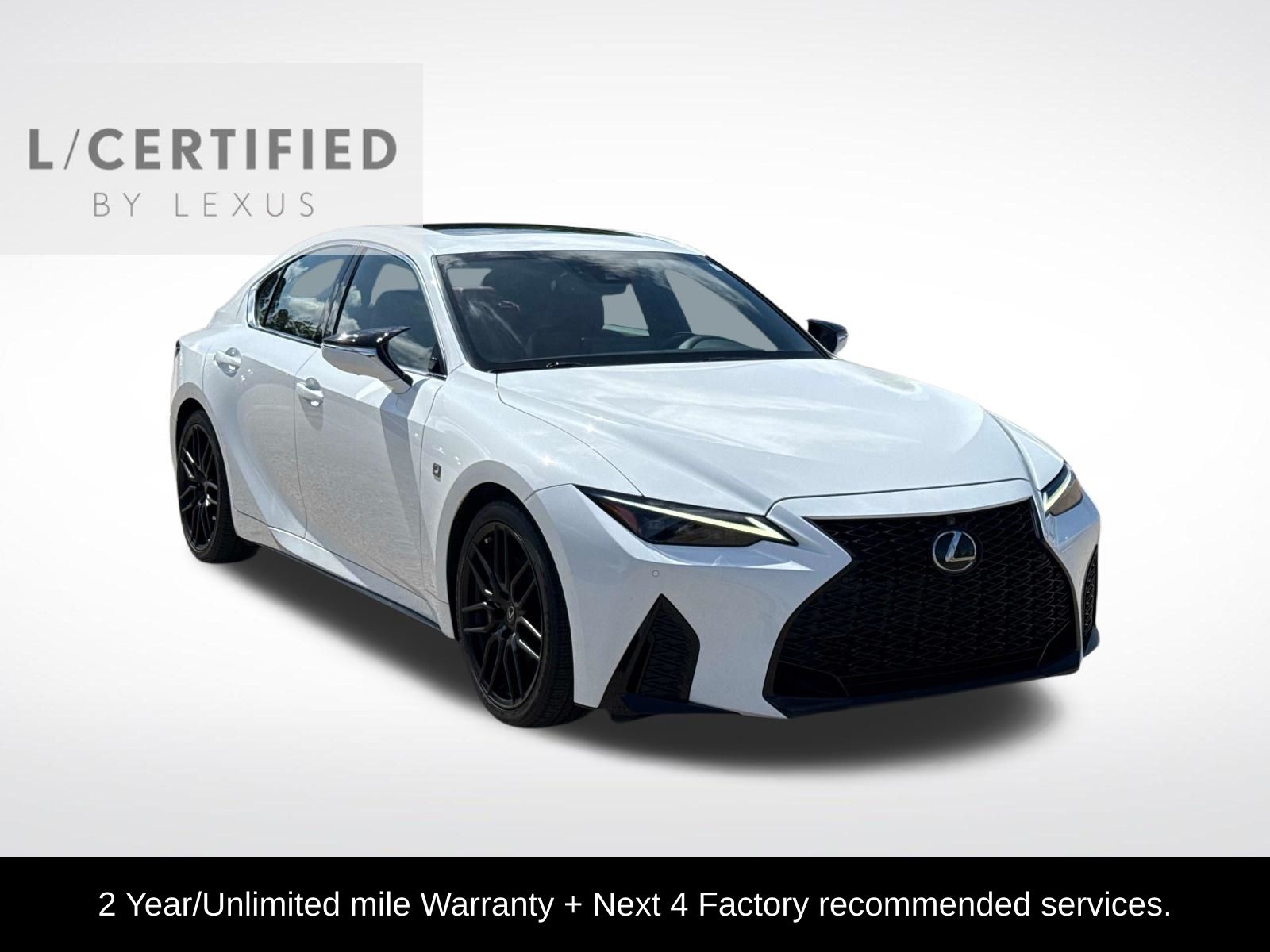 Ultra White 2023 Lexus IS 350 F Sport RWD Sedan Rear-Wheel Drive 8-Speed Automatic